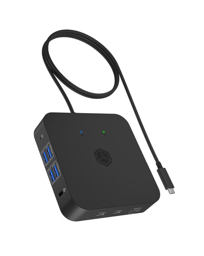 Nb Acc Icy Box Docking DK4090-C 12IN1 USB-C — image 1