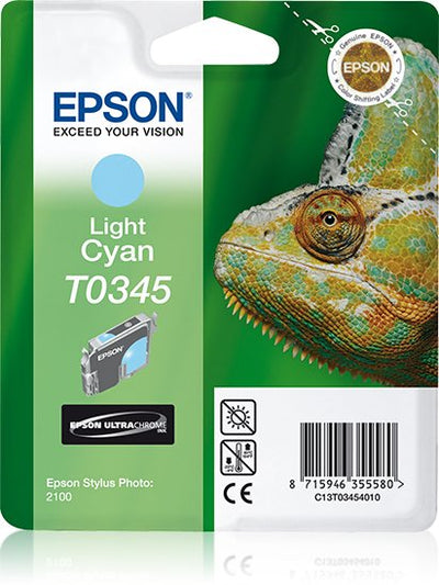 Epson Genuine Ink Cyan Claro Stylus Photo/2100 (T0345) — image 1