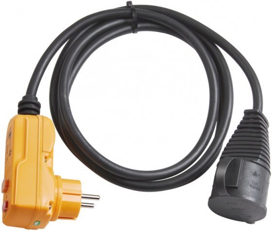 Brennenstuhl Cable Adapter Protection Fi IP44 2M Black
