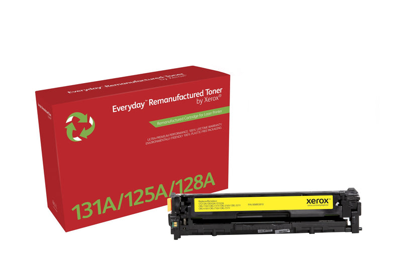 Xerox Toner Compatible 006R03810 Compatible With HP CF212A CB542A CE322A CRG-116Y CRG-131Y 1800 Páginas Yellow