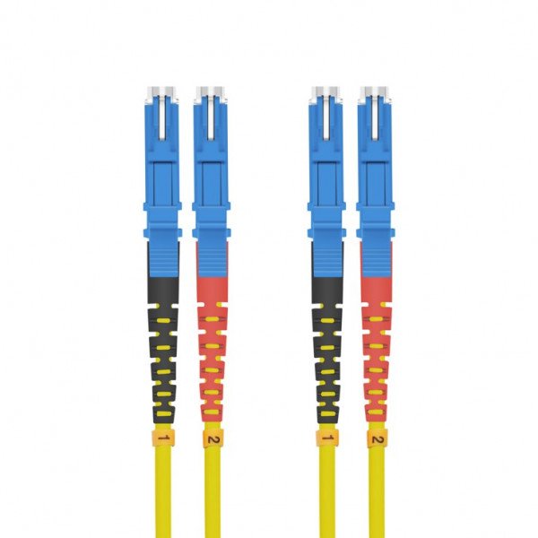 Helos Lwl Network Cable E2000®/E2000® (lsh) Duplex 9/125?M OS2 Yellow 5,0M