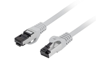 Lanberg Network Cable CAT.8.1 S/FTP Lszh Cu 1M Grey Fluke Passed — image 1