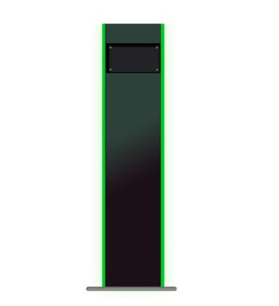 10POS Stand Assembly Floor Kiosko 10K-32W. Includes Light Side Personalizable With Remote Control. — image 1