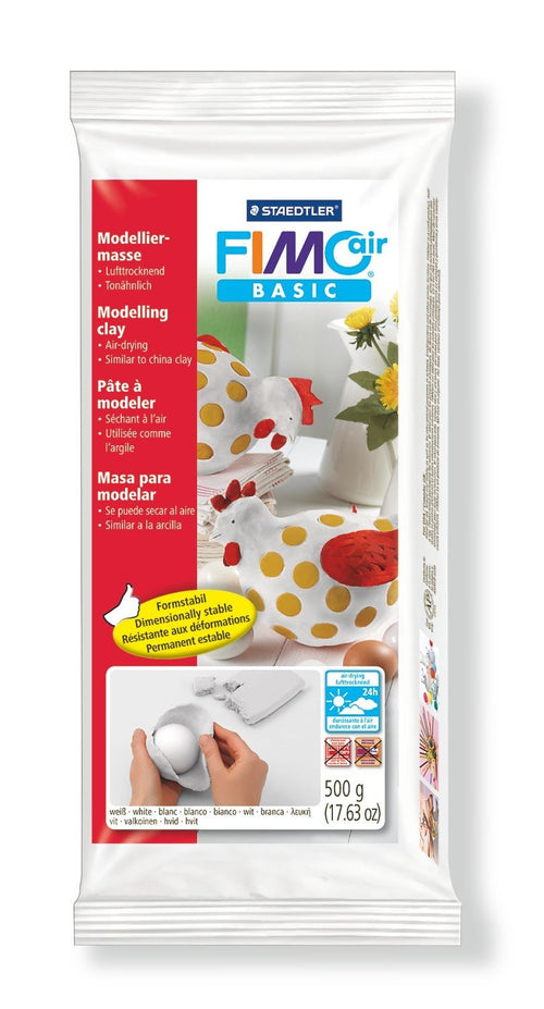 Staedtler Pasta Modelar Secado Air Fimo Air Basic/ 500G/ White — image 1