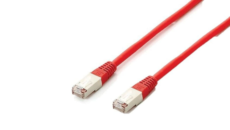 Equip Network Cable CAT.6A S/FTP 2x RJ45 15.00M Red Lszh Polybeutel