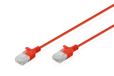 CAT.6 U-UTP Slim Network Cable, 2M, Red — image 1