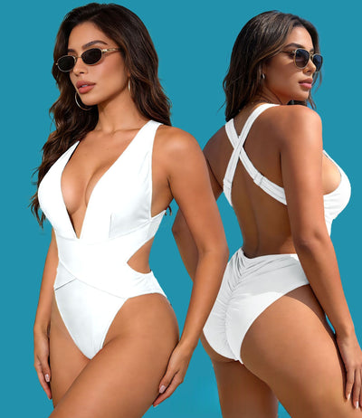 Color-block Bikini Swimsuit For Women