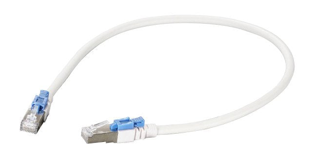 Efb RJ45 Network Cable CAT.6A S FTP Lszh Bc AWG26 Abschliebar White 1M