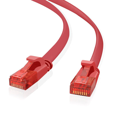 Helos Ultra Slim Network Cable U/UTP CAT.6 Red 3,0M — image 1