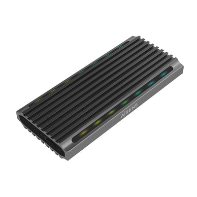 Aisens External Enclosure Hard Drive SSD M.2 SATA NVMe USB 3.2 GEN2 Without Screws ASM2-RGB011GR — image 1
