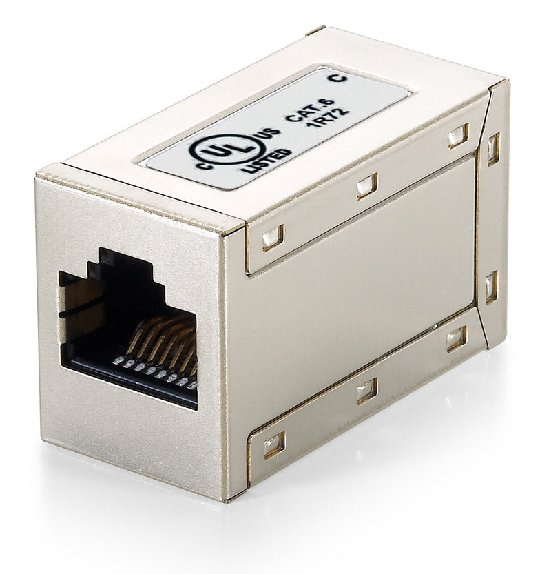 Equip Adapter RJ45 a RJ45 H/H Apantallado CAT.6 Contactos Baa'ados Oro 121169