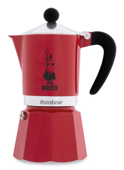 Bialetti Coffee Machine Italiana Rainbow Aluminium Black Red — image 1