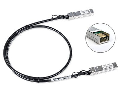 Lancom Cable Systems SFP-DD-DAC50-1M Fibre Optic And Infiniband Black Steel