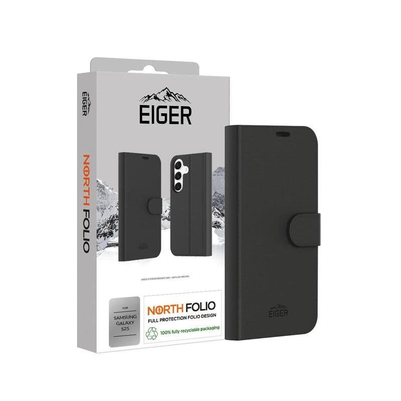Eiger North Folio Case Galaxy A37 Black