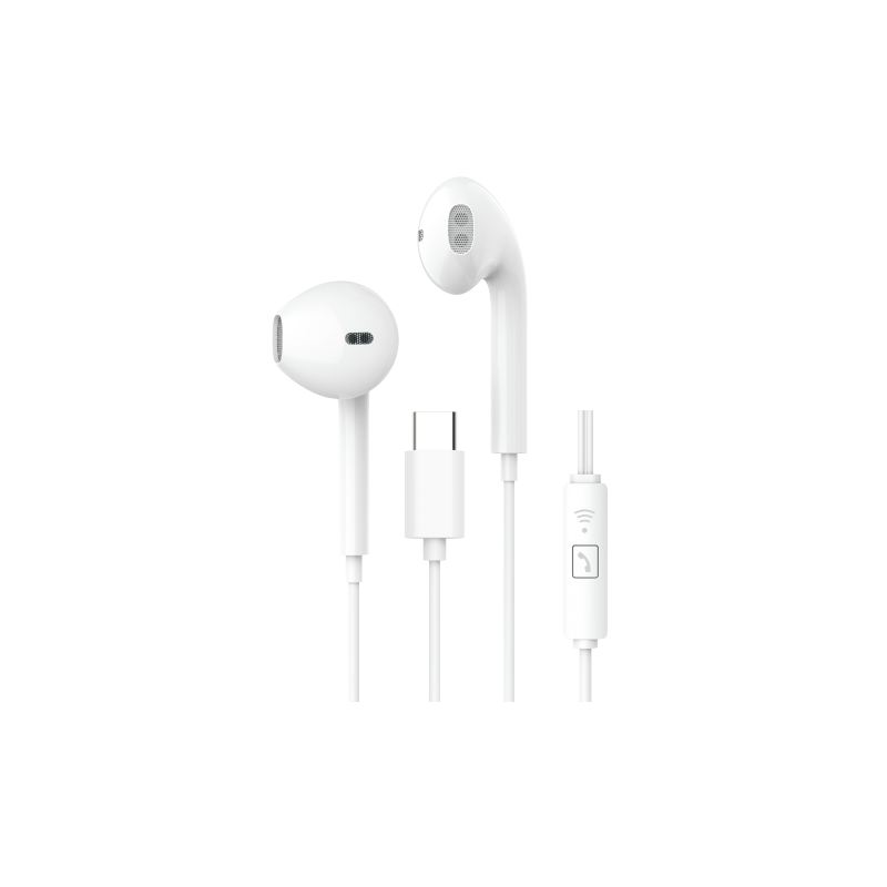 Eighht Headphone With Micro USB-C White