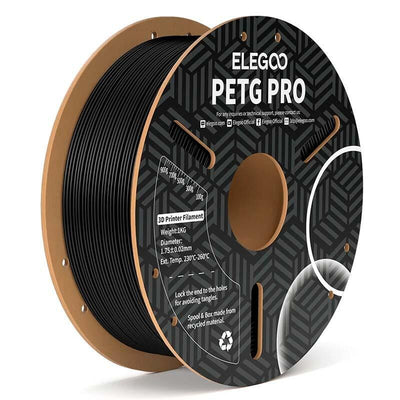 Elegoo Petg Pro Black Printers 3D Fdm - Filamento 1.75MM Bobina 1KG — image 1