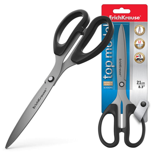 Erichkrause Scissors Top Model - Cuchillas Forma Arco Steel Inoxidable - Afilado Double Avanzado - Resistant a — image 1
