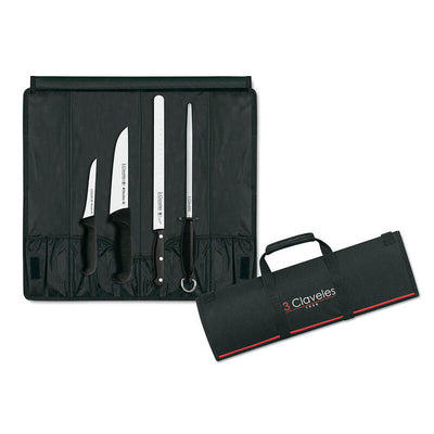 Case Professional Cortar Jamón With 3 Cuchillos + Chaira — image 1