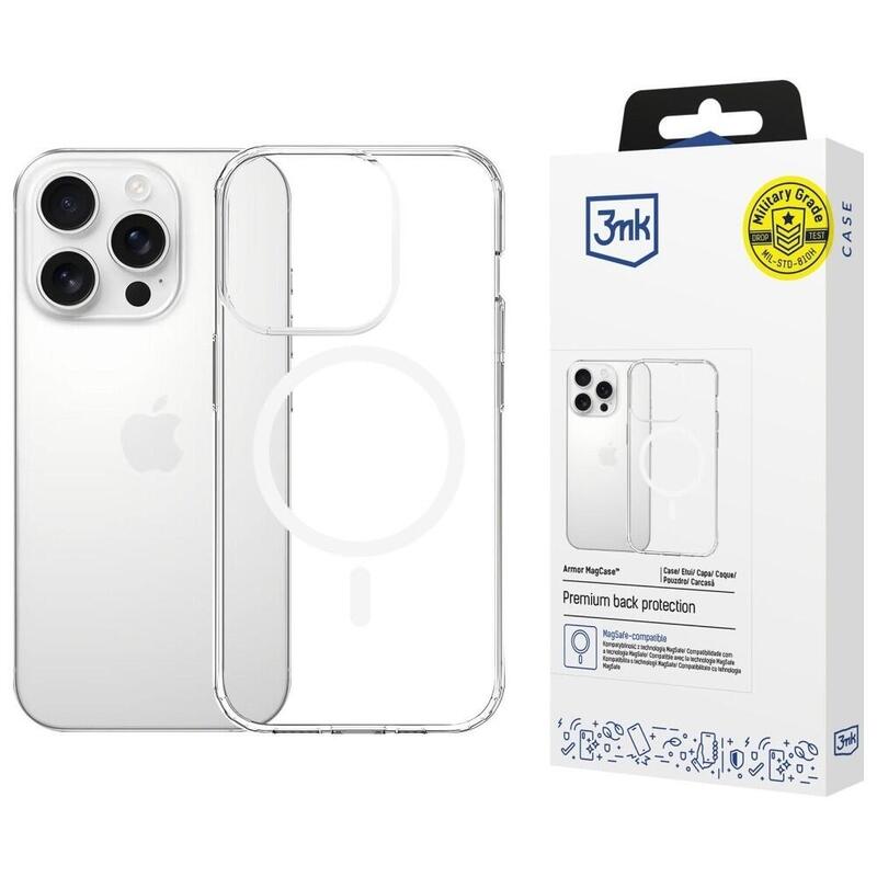 Etui Armor Magcase Iphone 14 Pro Max. Przezroczysty