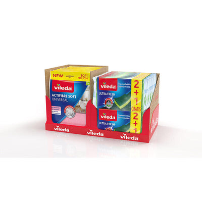 Expositor Desktop 15 X Cloth Actifibre + 12 X Estropajo Fce — image 1