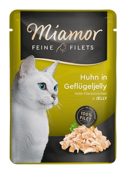 Miamor Comida Húmeda Gatos Feine Filets Chicken With Poultry Jelly 100G — image 1