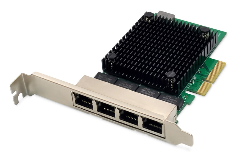 Digitus Network Card Ethernet 2,5 Gigabit 4 Ports RJ45, Pci Express, Chipset Realtek