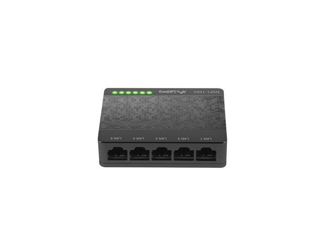 Lanberg Switch DSP1-1005 5 Ports Gigabit Chipset Realtek RTL8367
