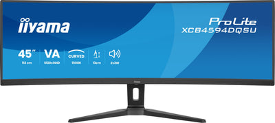 Iiyama Monitor Screen Curva PC 113CM (45) 5120 X 1440 Pixels Dual QHD LED Panel VA USB-C HDMI DisplayPort — image 1