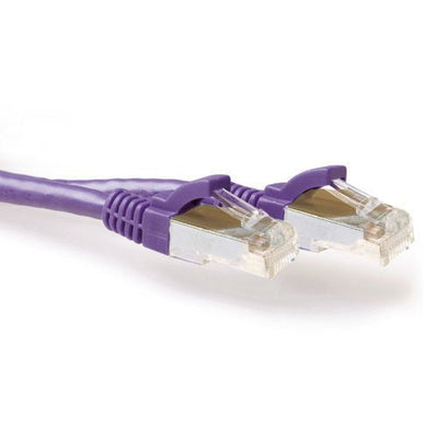 Purple 10 Meter Lszh SFTP CAT.6A Patch Cable Snagless With RJ45 Connectors — image 1