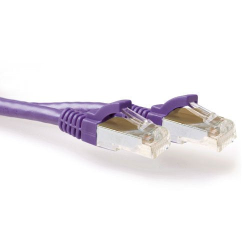 Purple 25 Meter Lszh SFTP CAT.6A Patch Cable Snagless With RJ45 Connectors