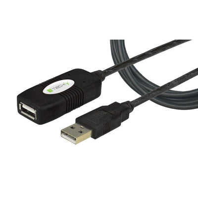Techly IUSB-REP10TY Cable Extensión Activo USB 2.0 USB-A Male a USB-A Female 10M — image 1