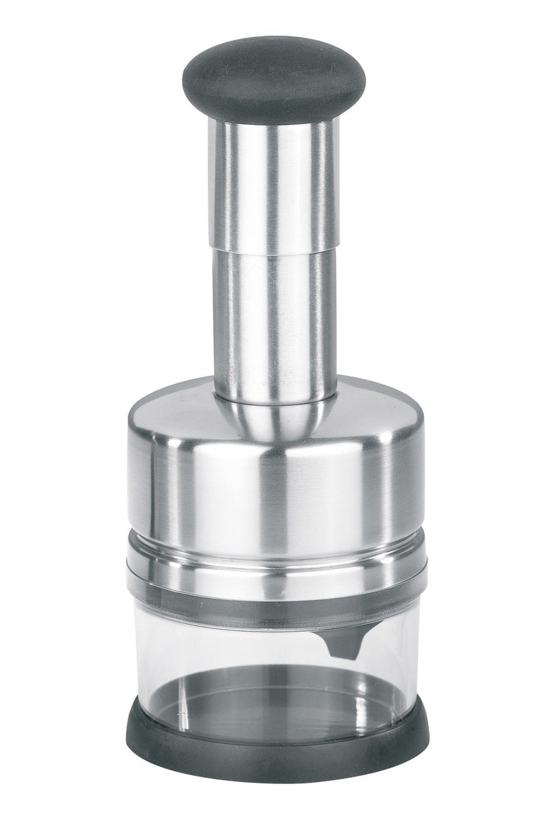 Gefu Tritare Chopper Manual Alimentos Black Steel Inoxidable, Transparent