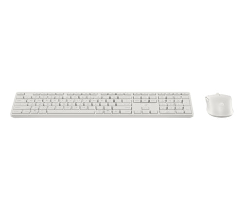 HP 490C Combo Keyboard And Mouse Multi Dispositivo White Quiet — image 1