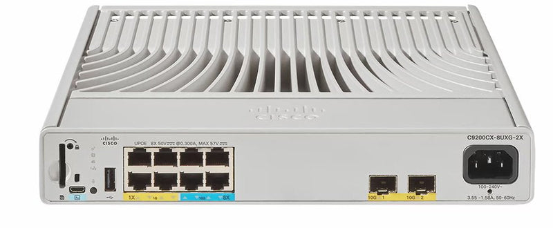 Cisco Catalyst C9200CX-8UXG-2X- And Switch Gestionado L2/L3 Energía Sobre Ethernet (PoE) Grey