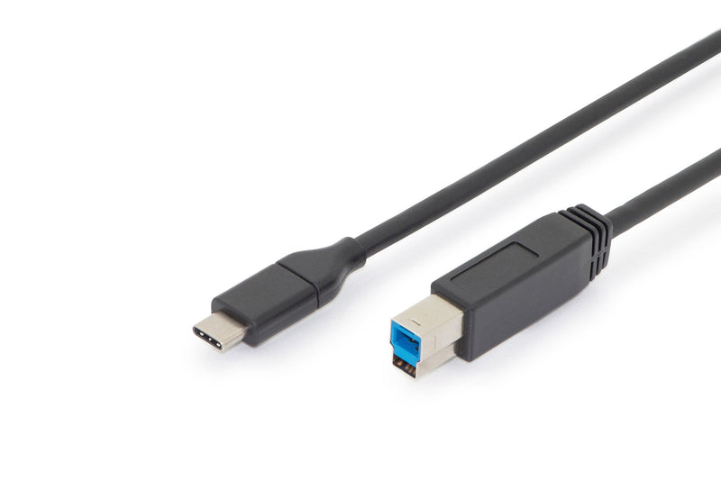 Assmann Electronic AK-300149-018-S USB Cable 1,8M 2.0 USB C USB B Black