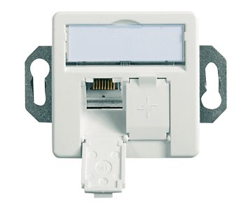 Telegärtner 100022957 Socket Power 2 X RJ-45 White — image 1