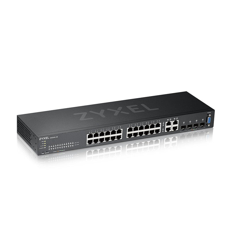 Zyxel Switch GS2220-28 24 Port + 4X Sfp/RJ45 Gigabit L2