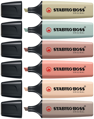 Stabilo Marcador Boss Genuine Naturecolors Case 6 C/Surtidos — image 1