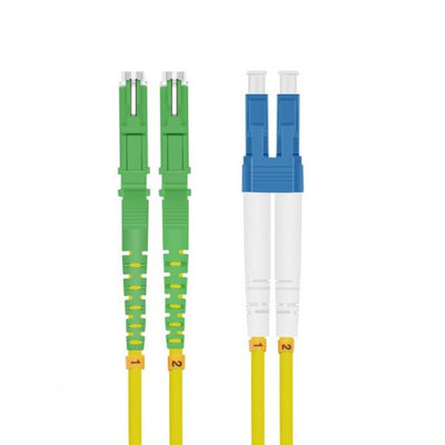 Helos Lwl Network Cable OS2 Duplex E2000® Apc (lsh)-lc 9/125?M Yellow 15M — image 1