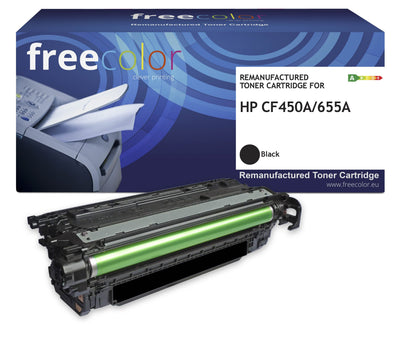 Freecolor Toner HP 655A CF450A Black 12500 Copias Remanufactured — image 1