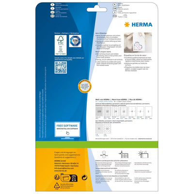 Herma Premium Labels In Herzform 60X60 1UDS — image 1