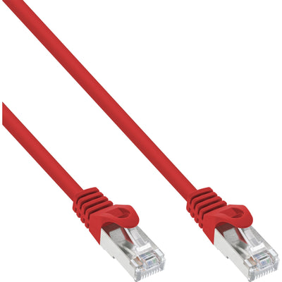 Inline Network Cable F/UTP CAT.5E Red 1M — image 1