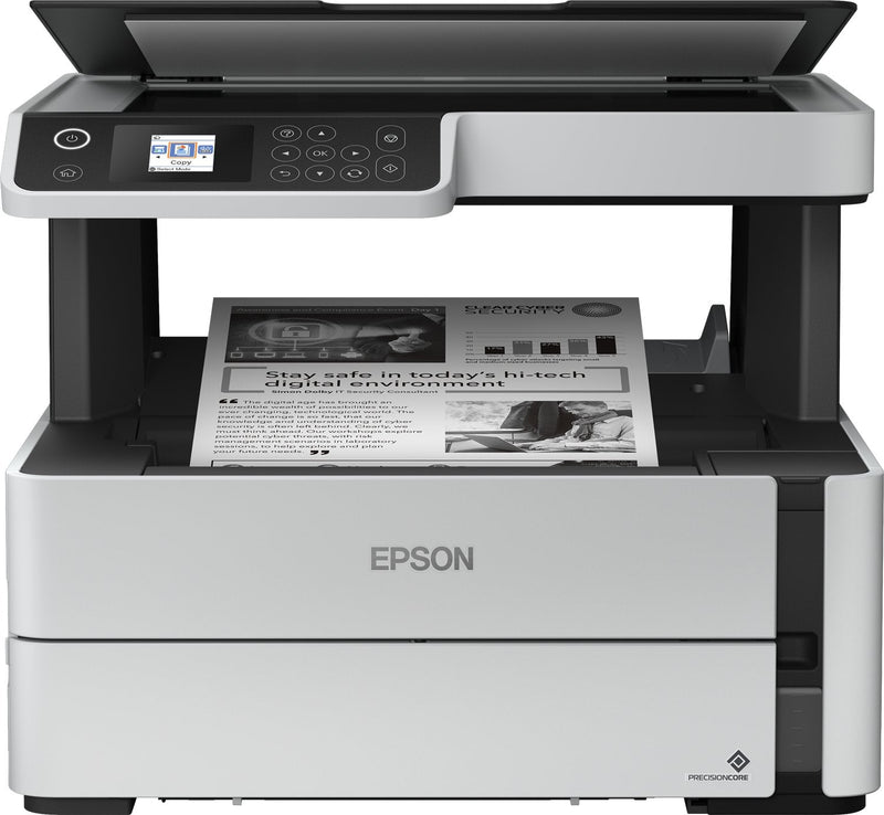 Epson Printer Ecotank Mono Ink M2170, 3 1, A4, 39 Ppm, Usb, Ethernet, Wi-Fi (directo), Duplex, LCD