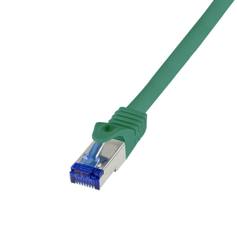 Logilink Network Cable Ultraflex, CAT.6A, S FTP, Green 0,5M