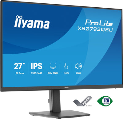 Iiyama 68.6CM 27 XB2793QSU-B1 16:9 HDMI + DP + 2x USB IPS — image 1