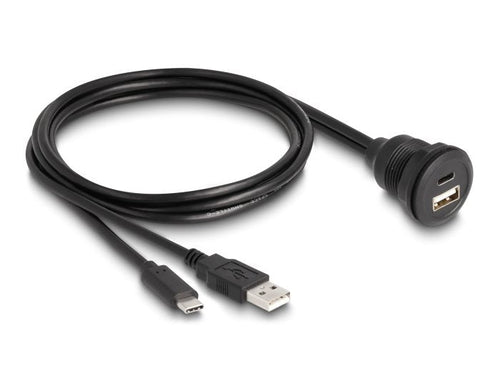 Delock 88102 USB 2.0 USB Cable Tipo-a And Type-c™ Integración 1M Black — image 1