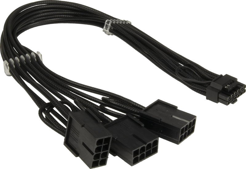 Cable Adapter Inter-tech GPU-02 (12 + 4PIN) a 3X 8PIN Black 34CM 88885615