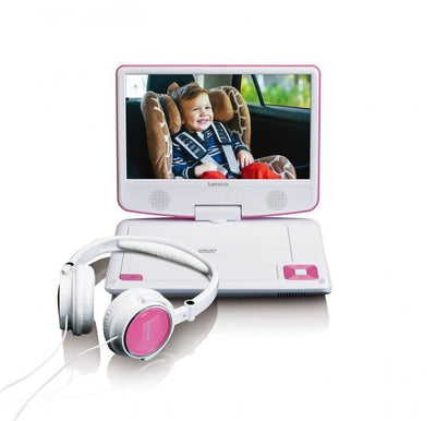 Lenco DVP-910 Reproductor Dvd Laptop Convertible 22,9CM (9) Black Pink — image 1