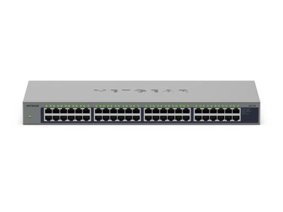 NETGEAR GS748 No Administrado Gigabit Ethernet (10/100/1000) Grey — image 1