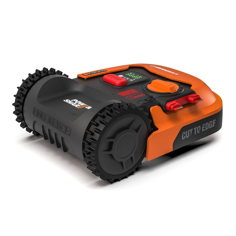 Worx Robot Lawnmower WR141E Battery Black Orange